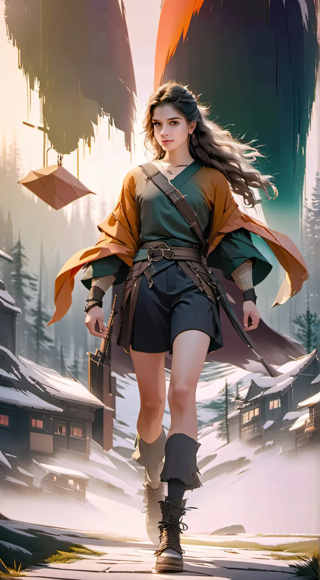 ai character: giant  background