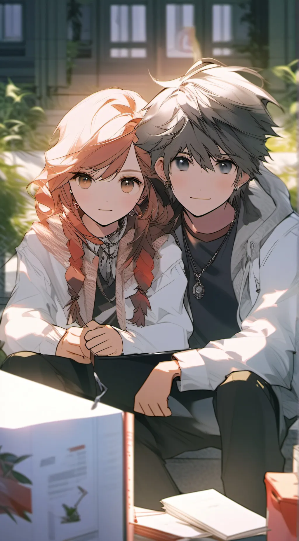 ai character: Ashley  background