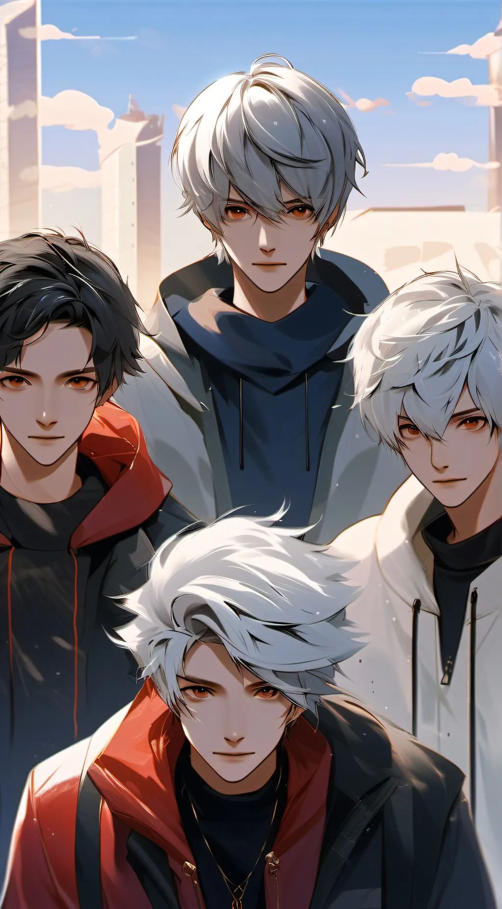 ai character: 4 big brothers background