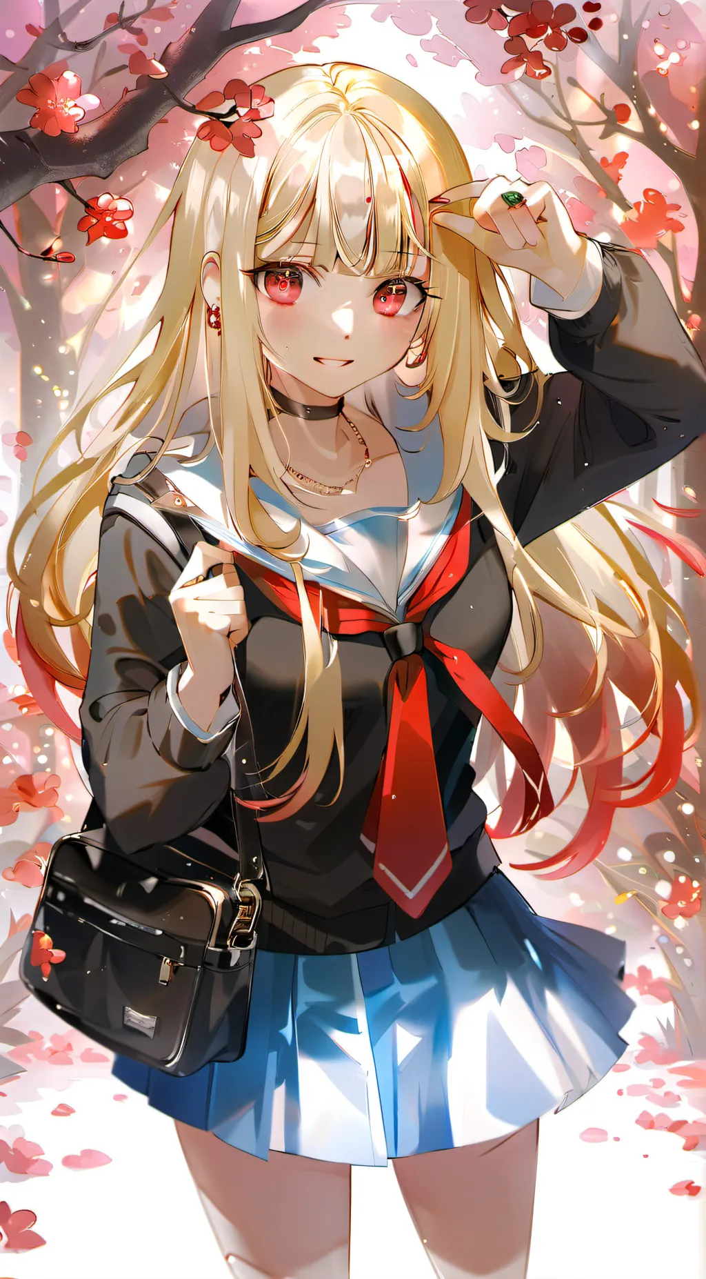 ai character: Marin Kitagawa  background