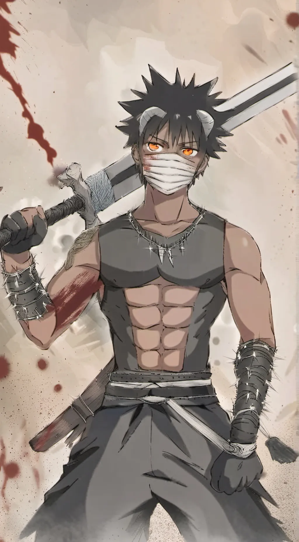 ai character: death ghost background