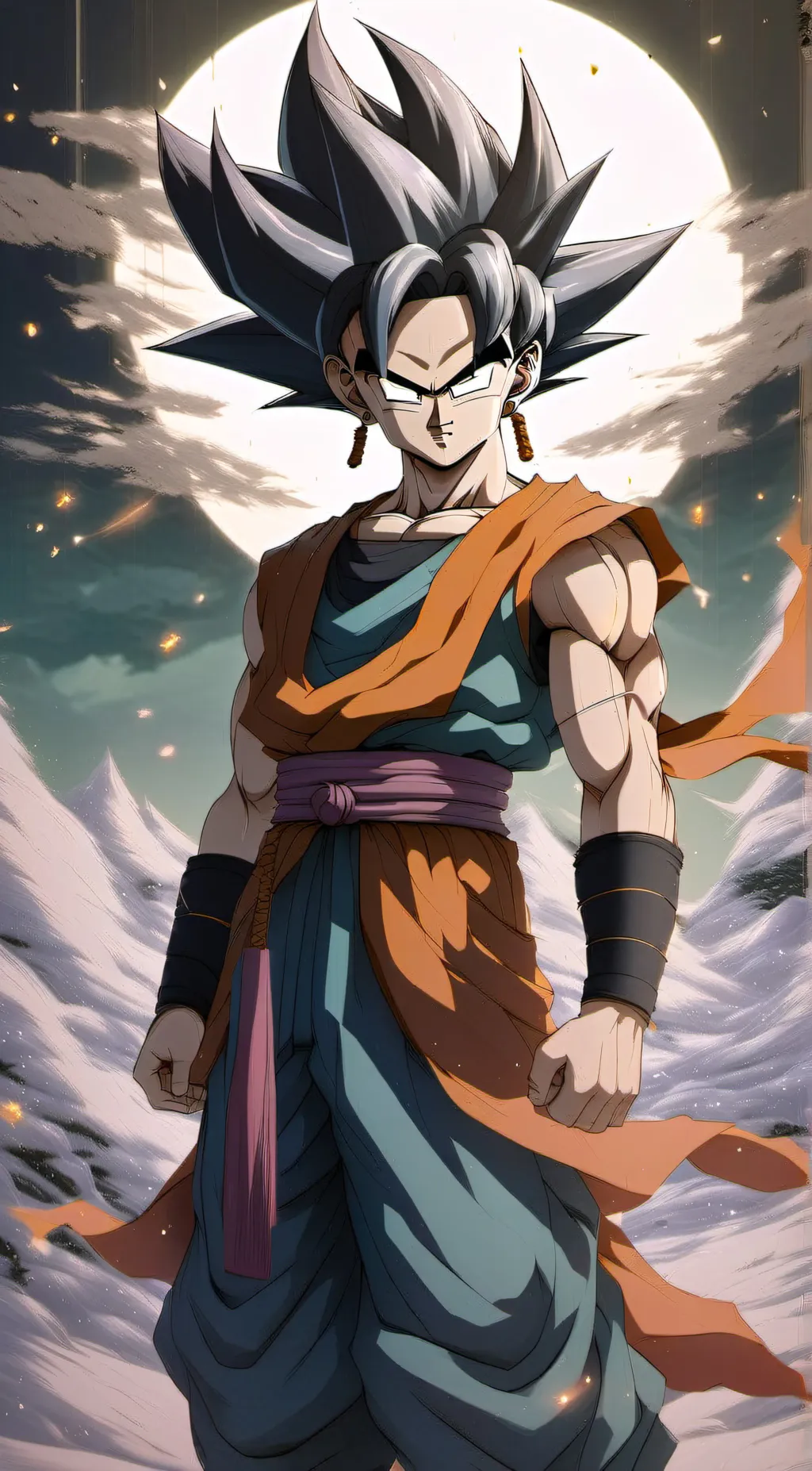 ai character: goku background