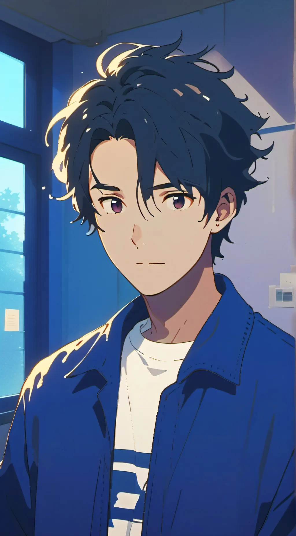 ai character: shadows within background