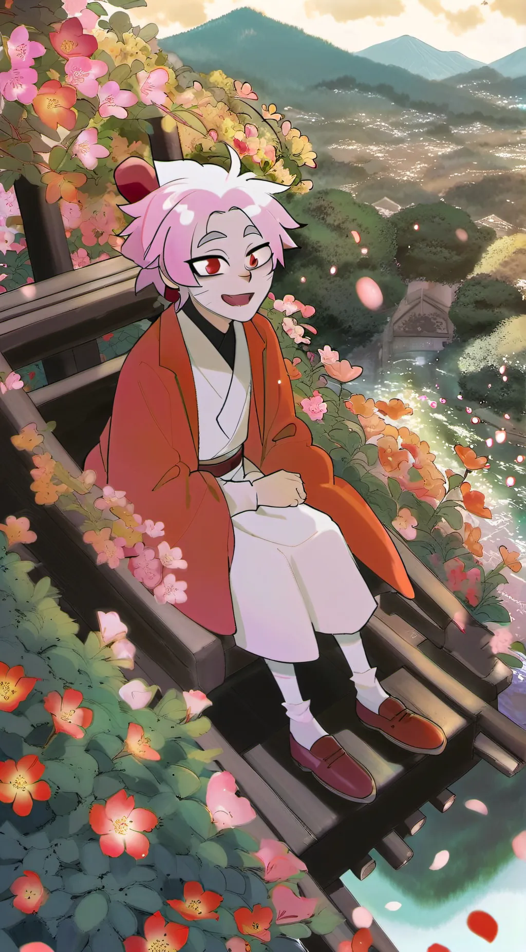 ai character: Hazbin hotel background