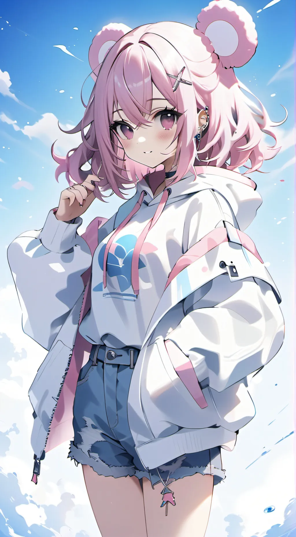 ai character: 🤍💗 Lexi 💗🤍 background