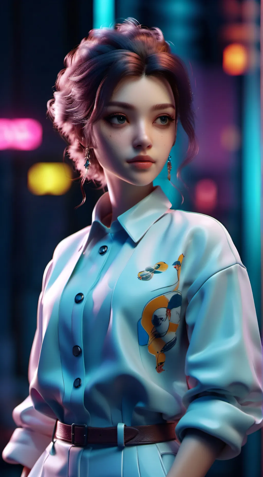 ai character: sofia background