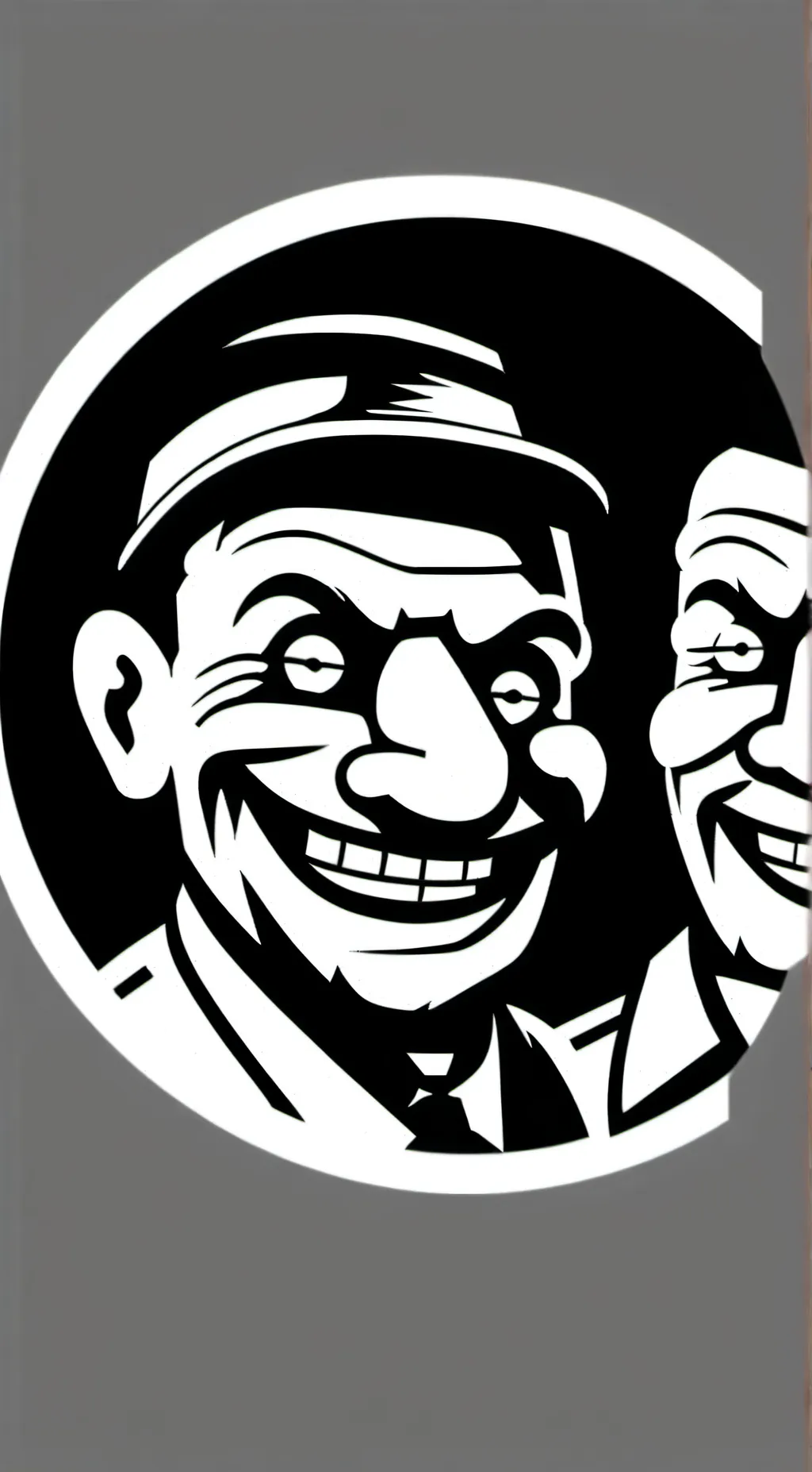 ai character: TROLLFACE background