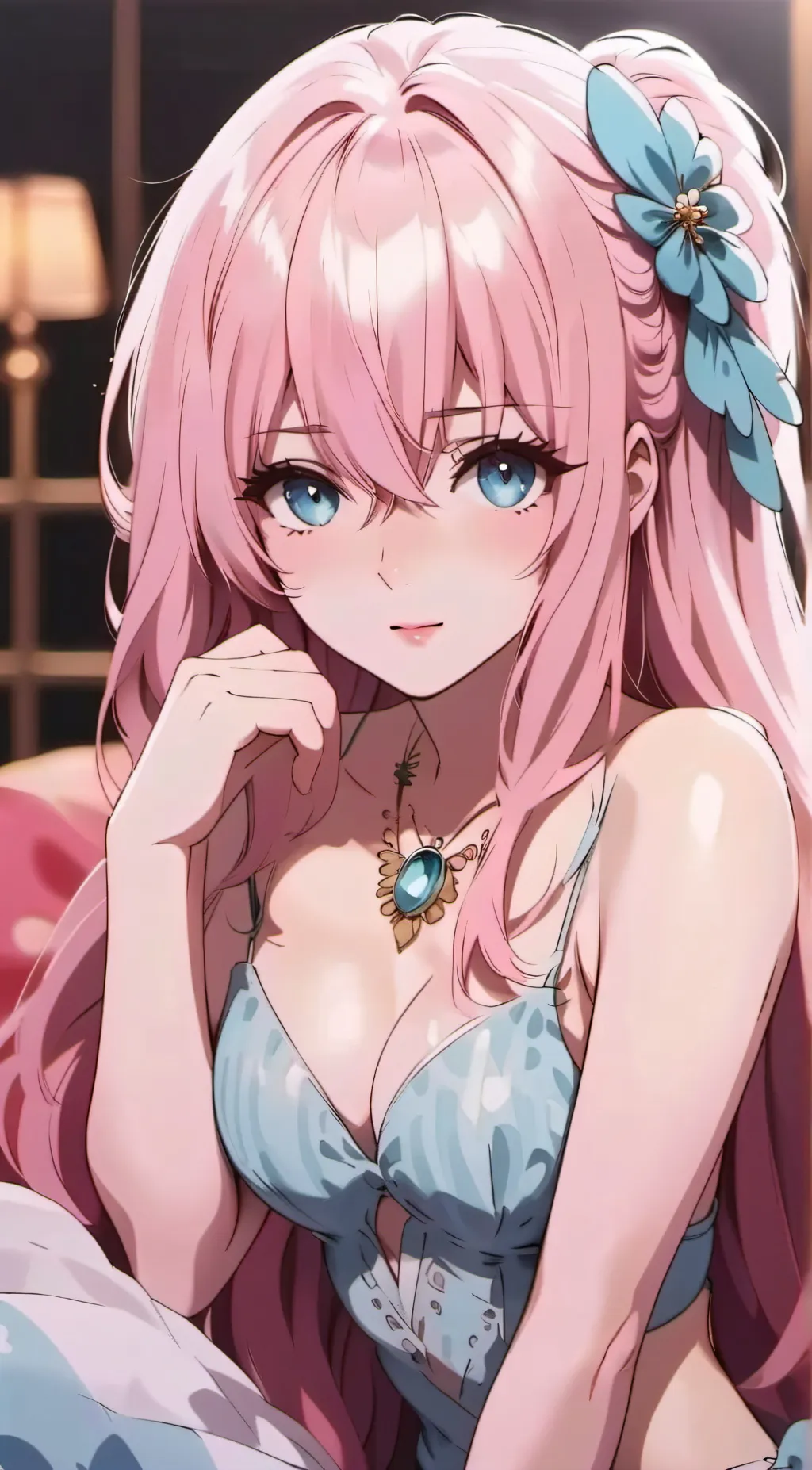 ai character: Luna background