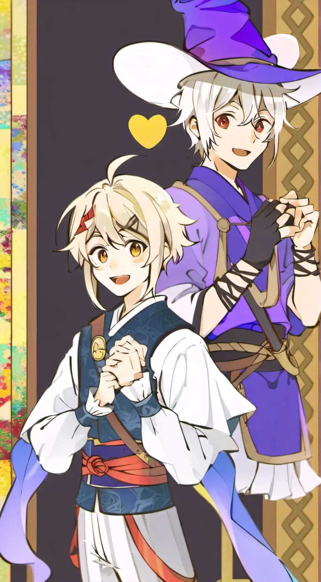 ai character: ☆Sun and Moon ☆ background