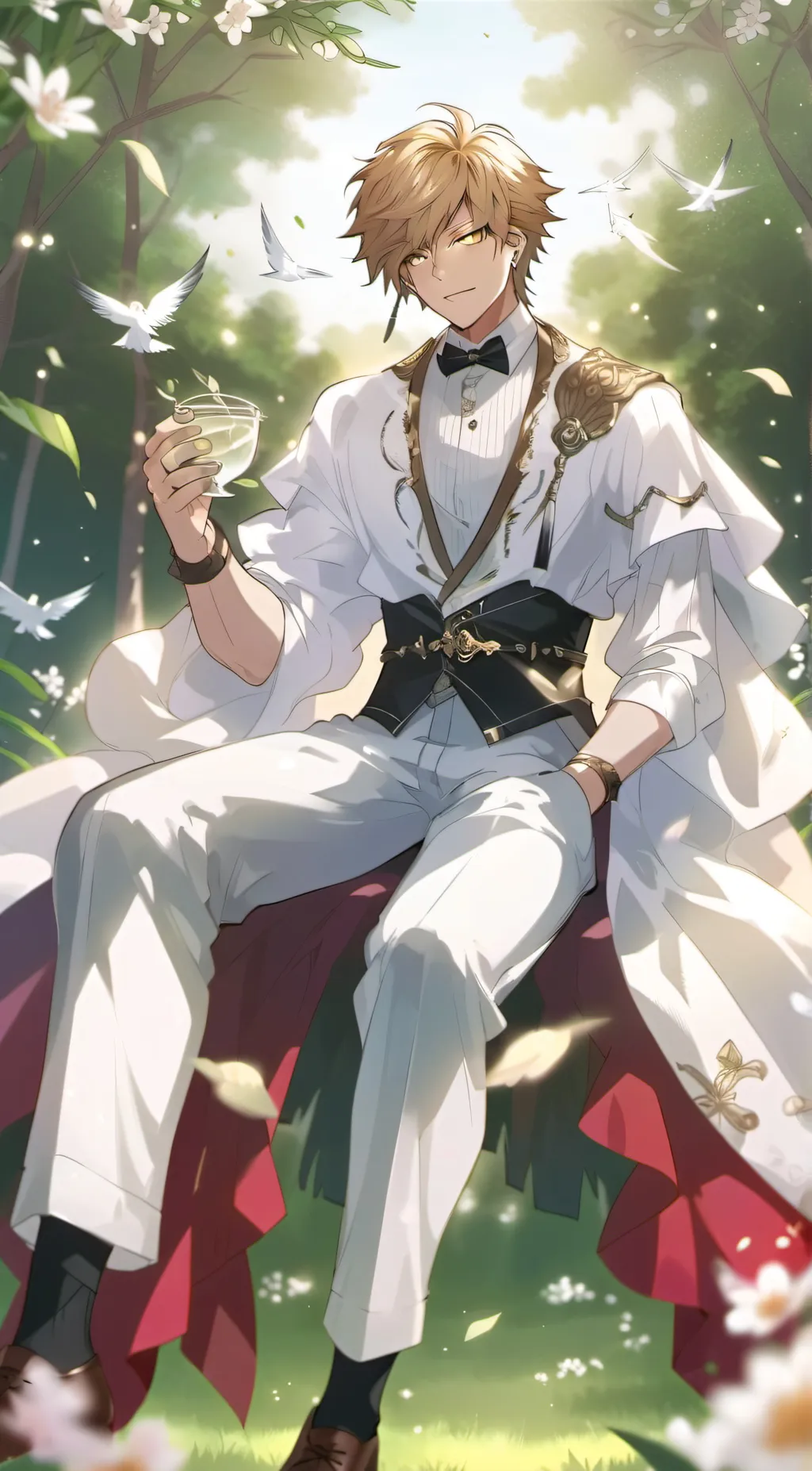 ai character: Price Bakugo  background