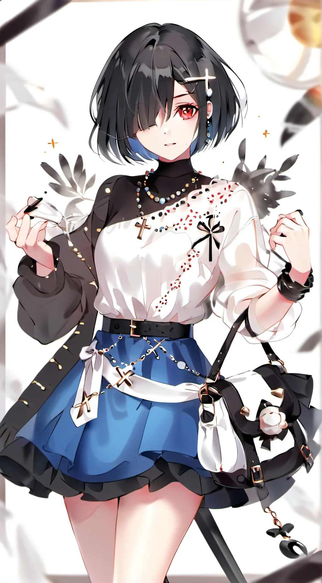 ai character: Alastor and vox background