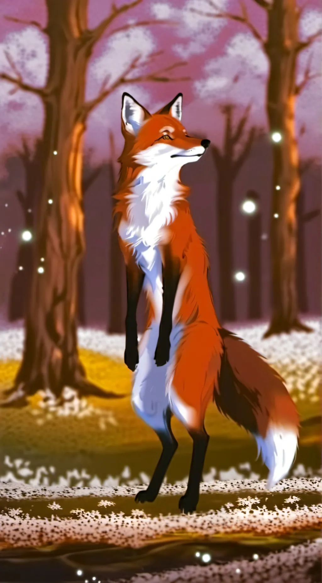 ai character: me/Depressed_foxvr background