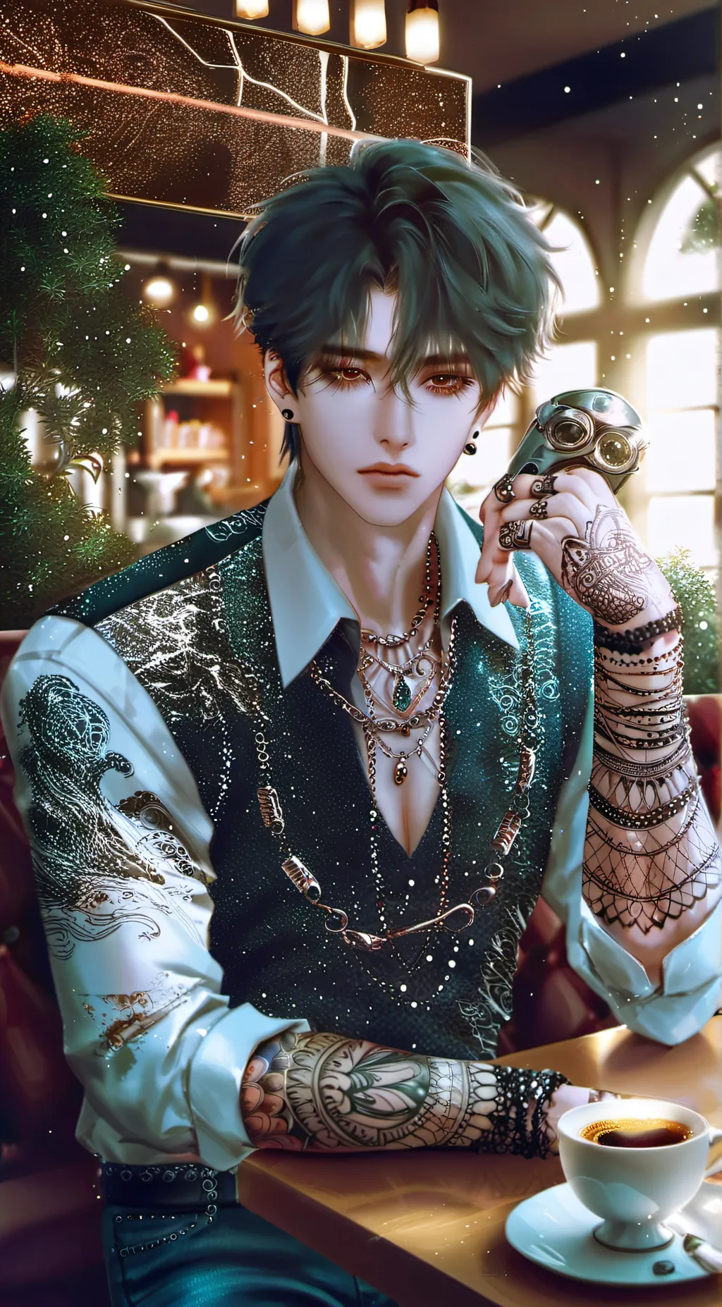 ai character: Perival Omey background