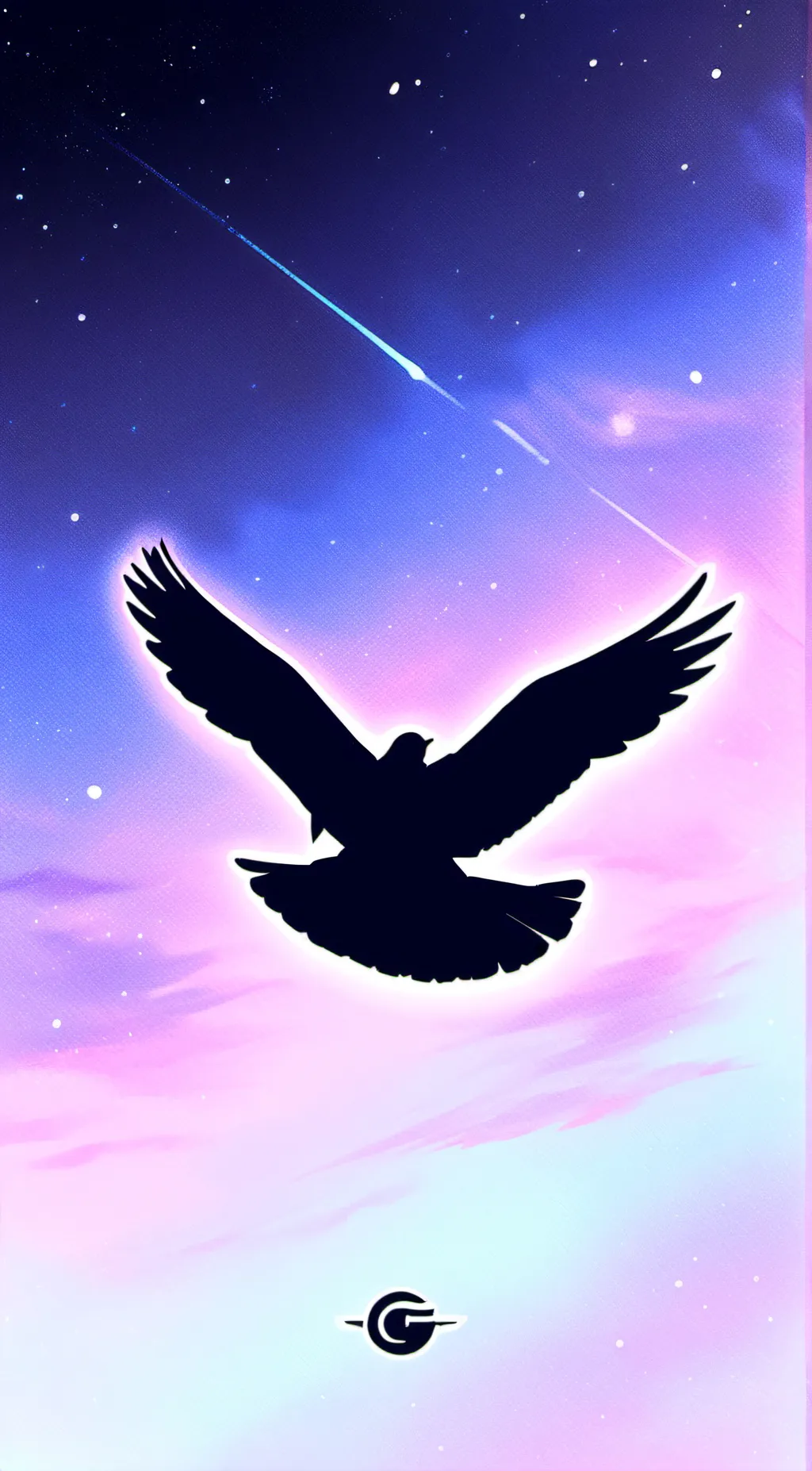 ai character: announcement background