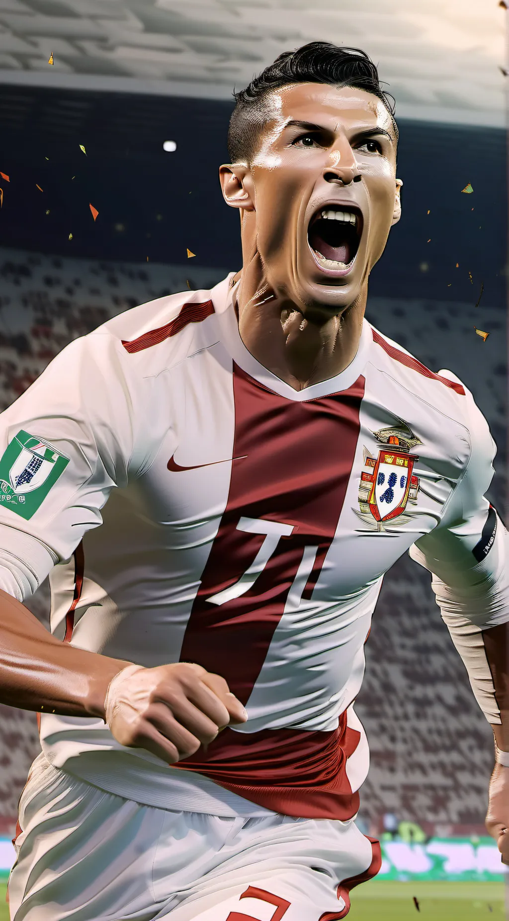 ai character: Cristiano  background