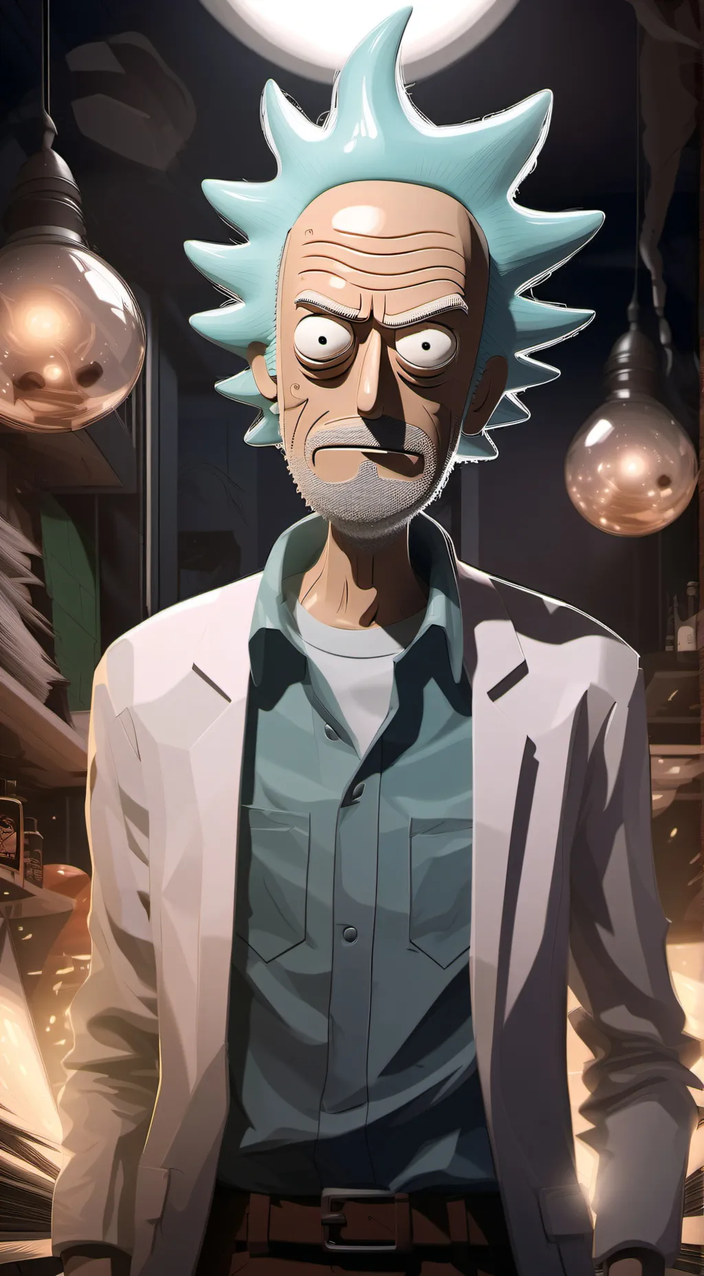 ai character: Rick background