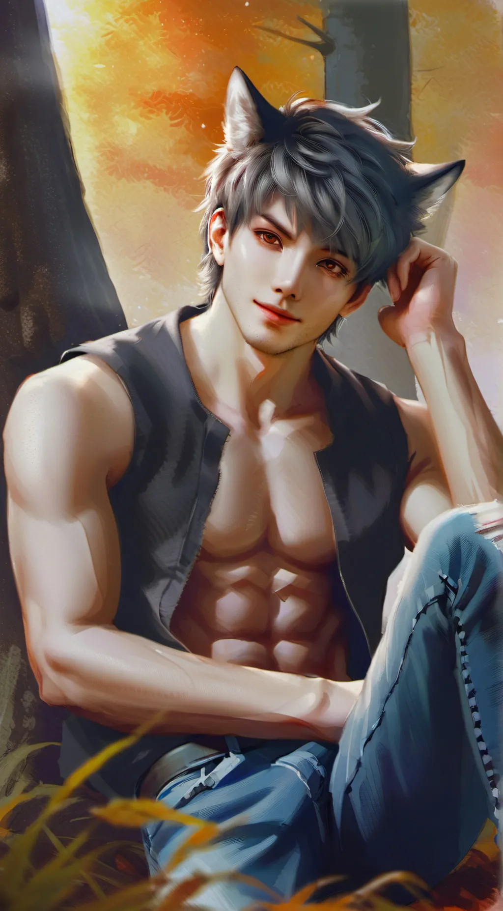 ai character: Luke background