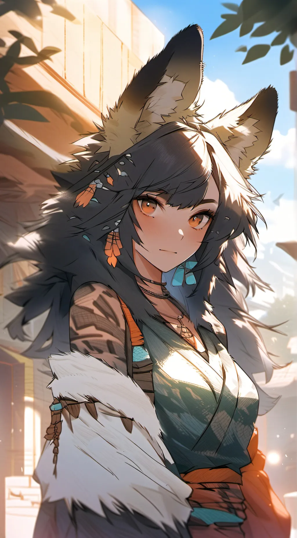 ai character: sarah background