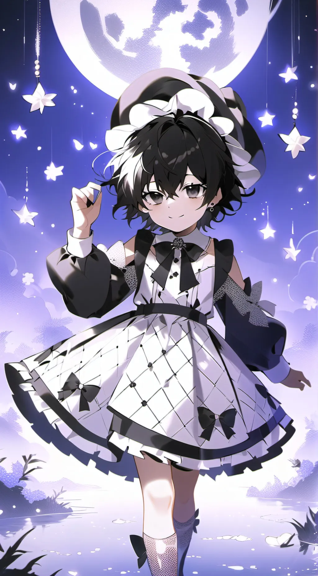 ai character: Deku  background