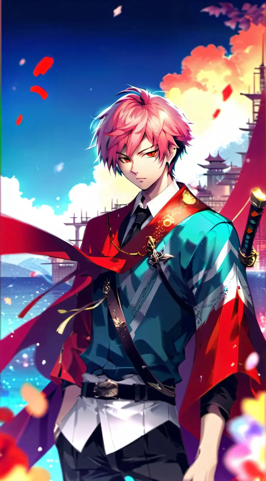 ai character: Haku  background