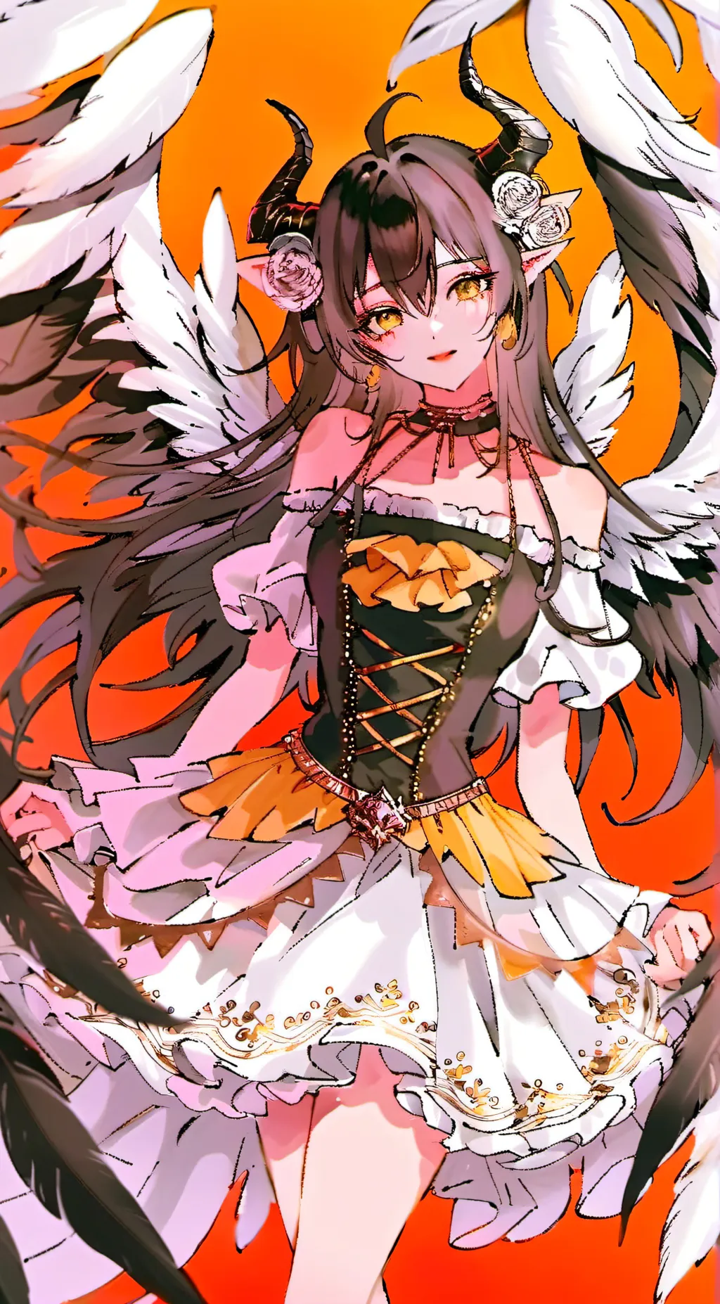 ai character: Albedo background