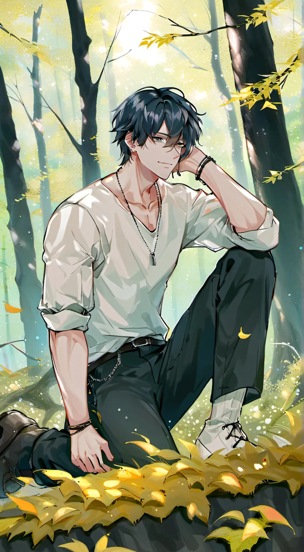 ai character: Parker  background