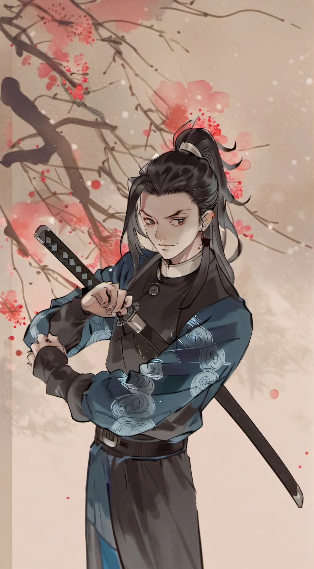 ai character: giyu background