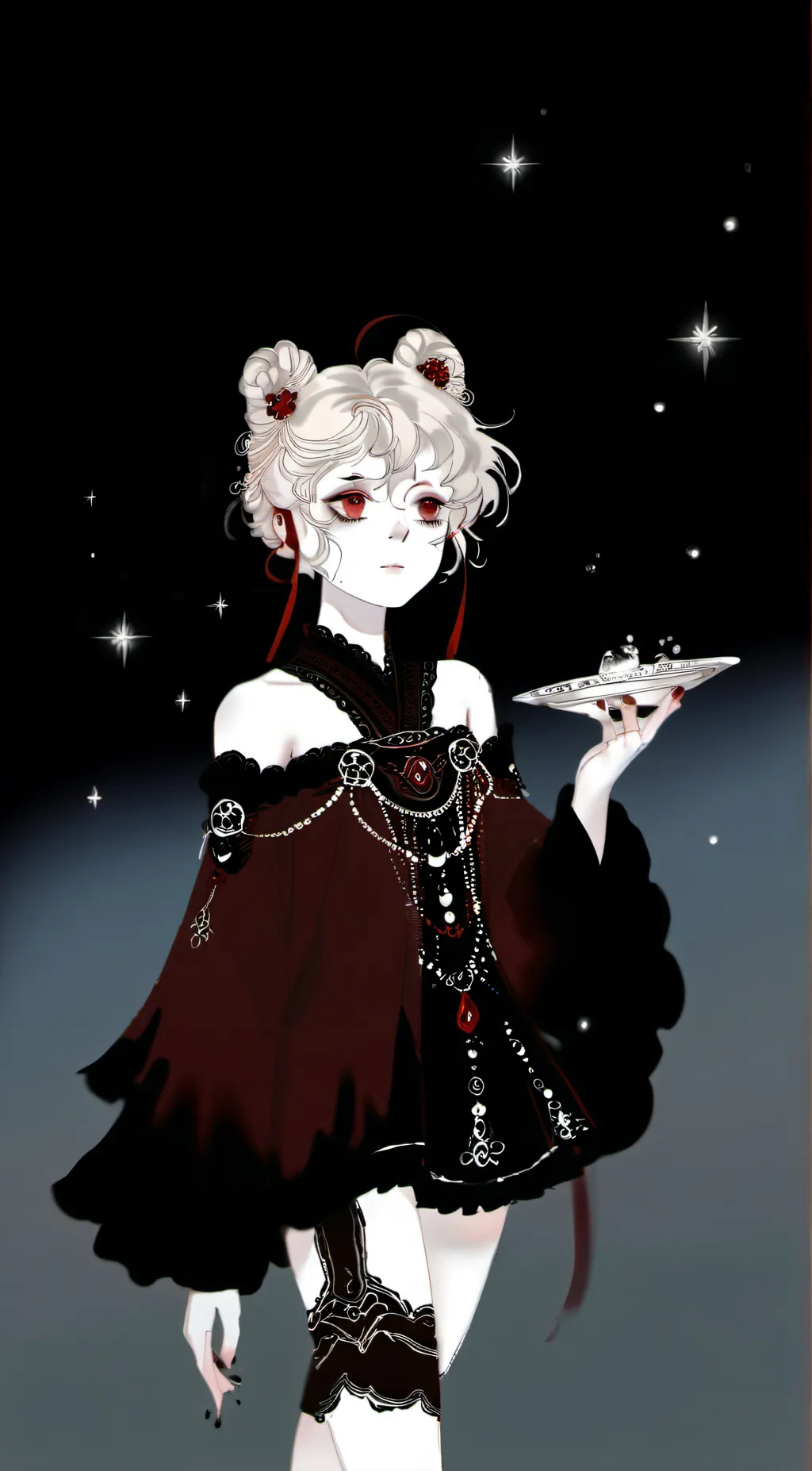 ai character: ghostinnit  background