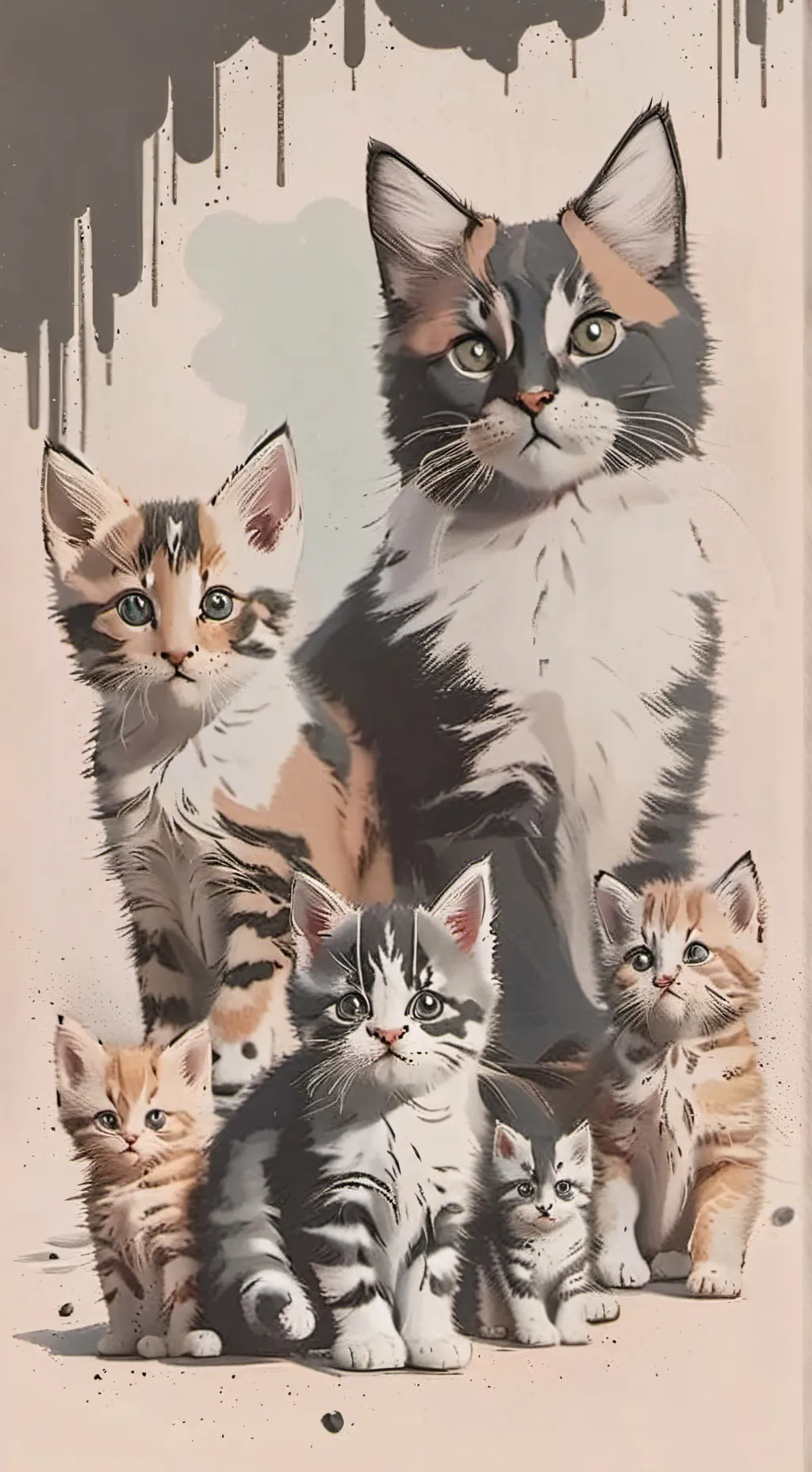 Talkie AI - Chat with Kittens & mom cat