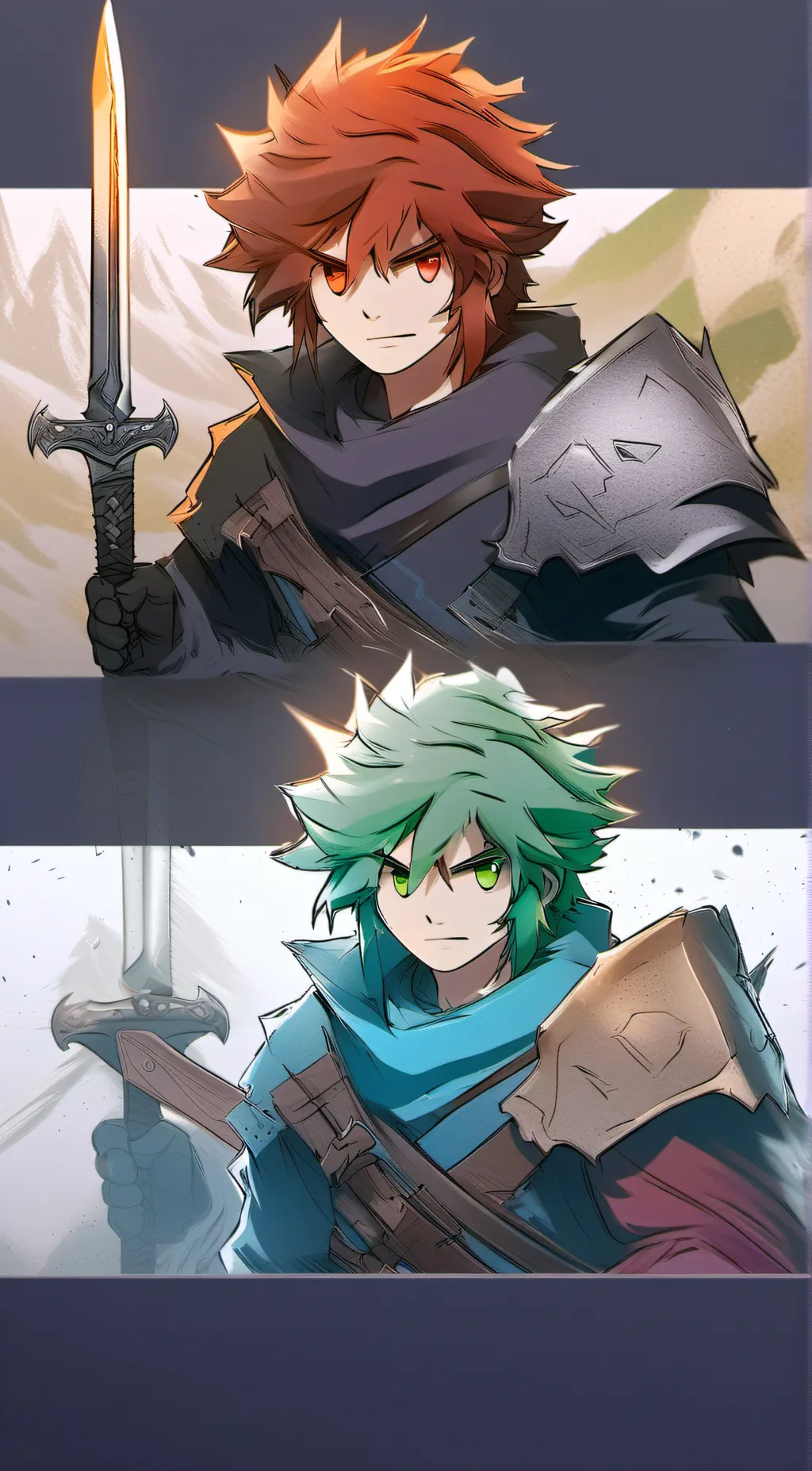 ai character: David and E.X.E background