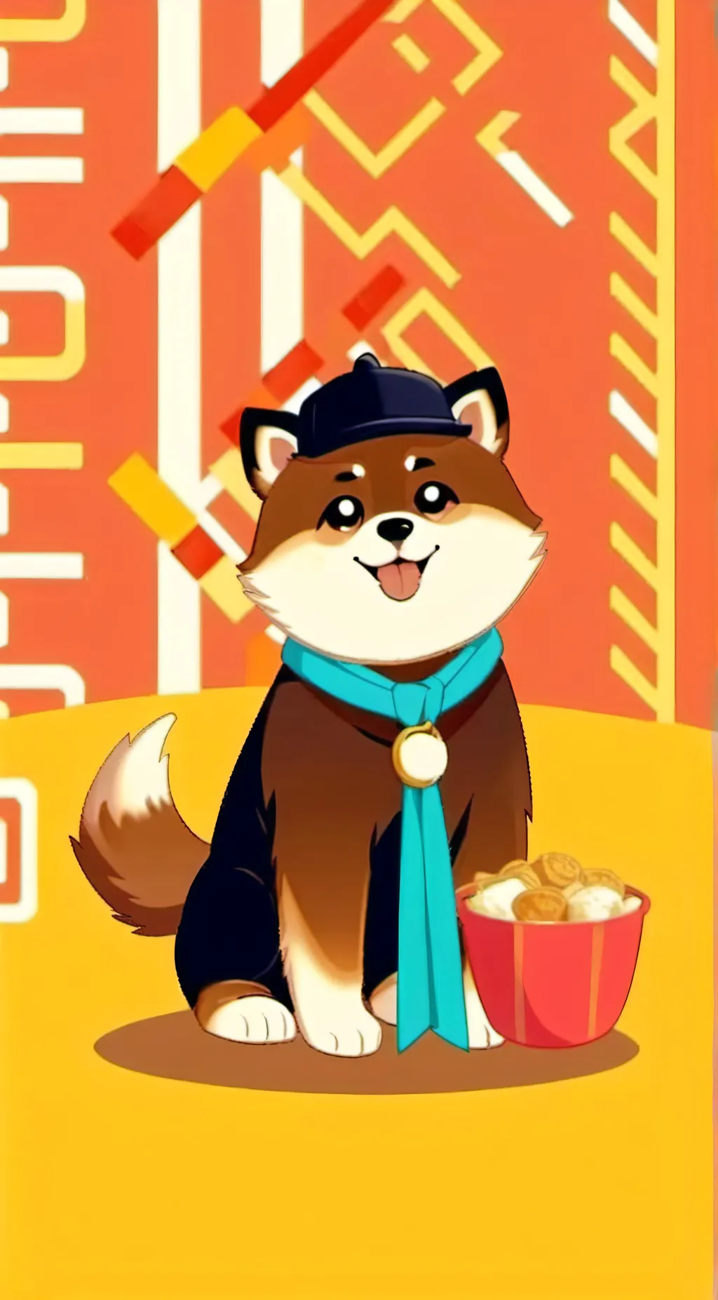 ai character: Dogday background