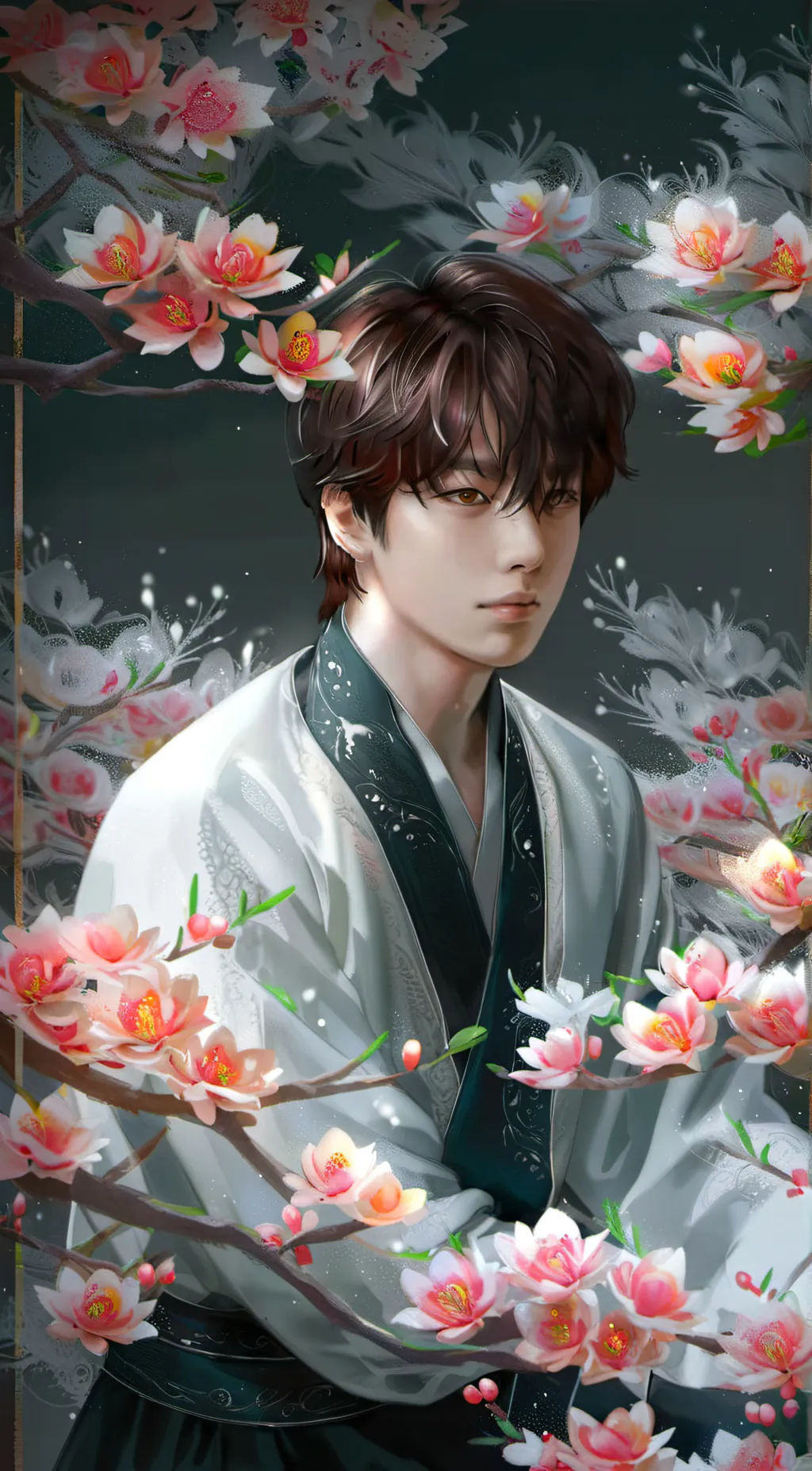 ai character: Sunoo from enhypen background