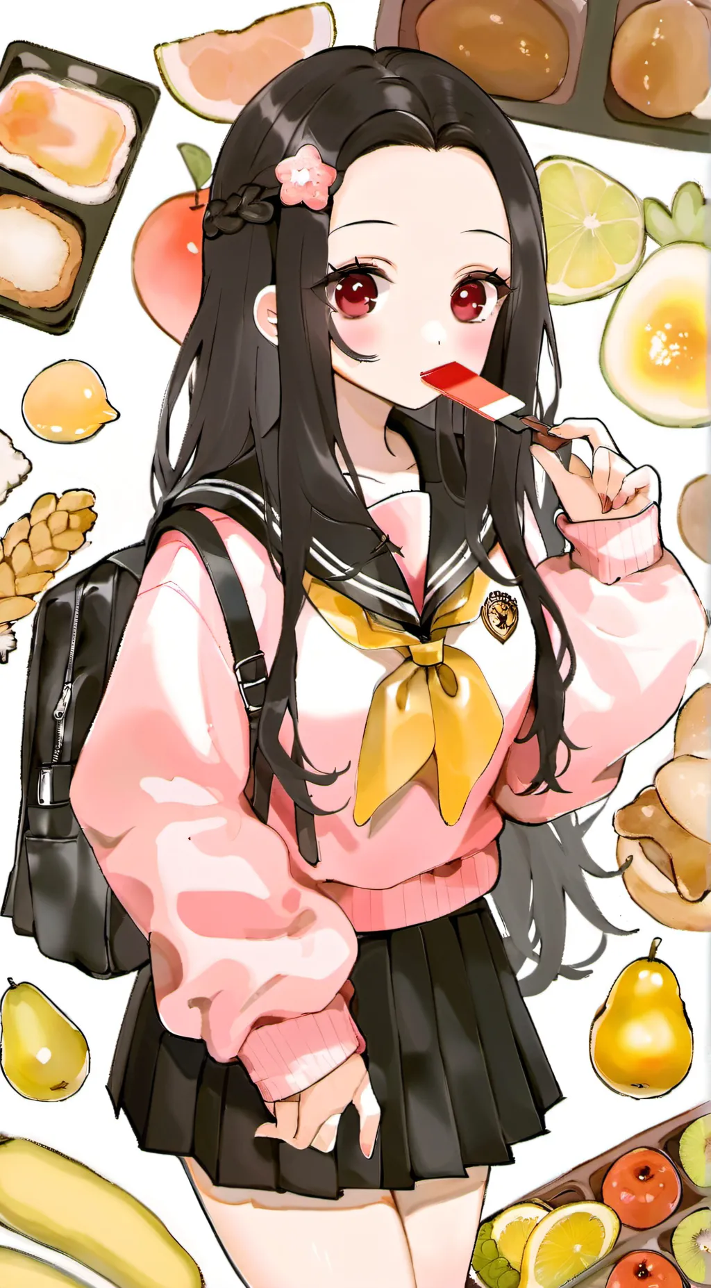 ai character: Lily  background