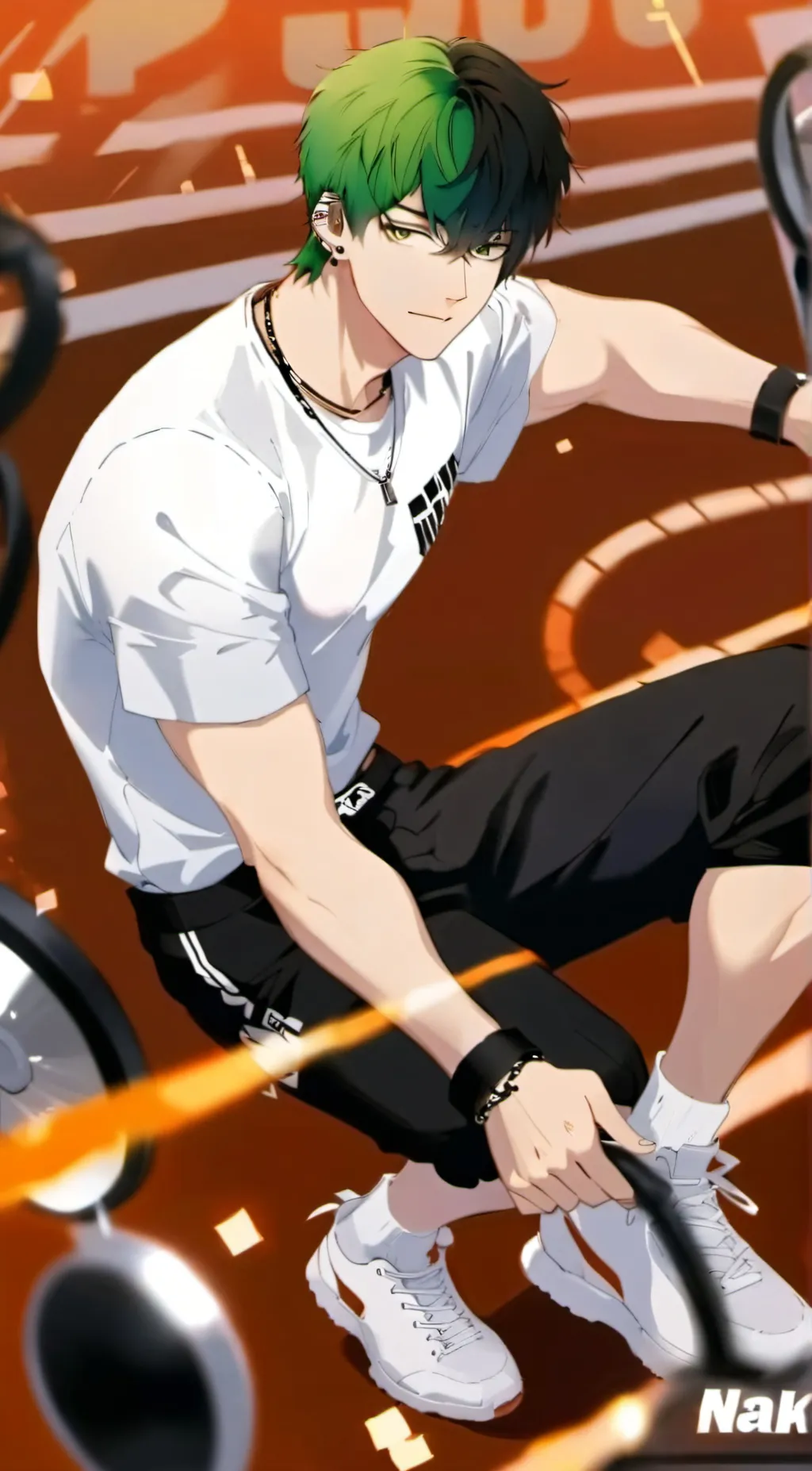 ai character: Max background