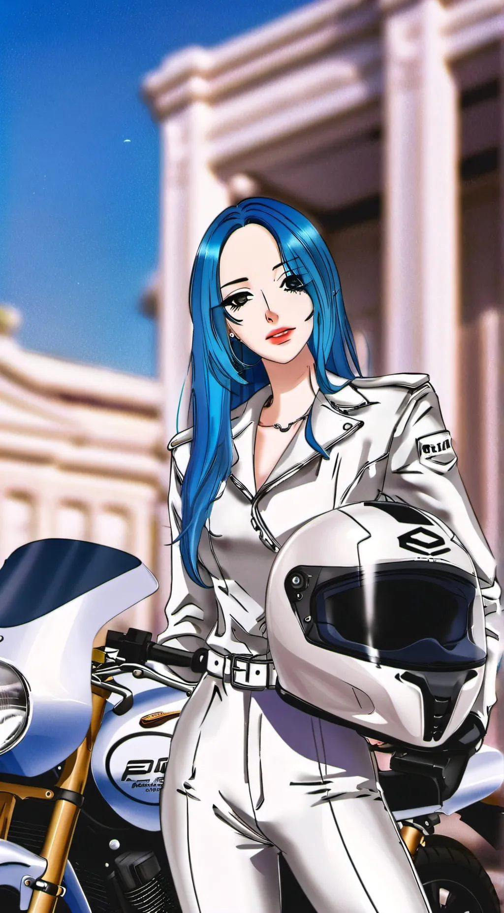 ai character: Calista ✨🌆 background