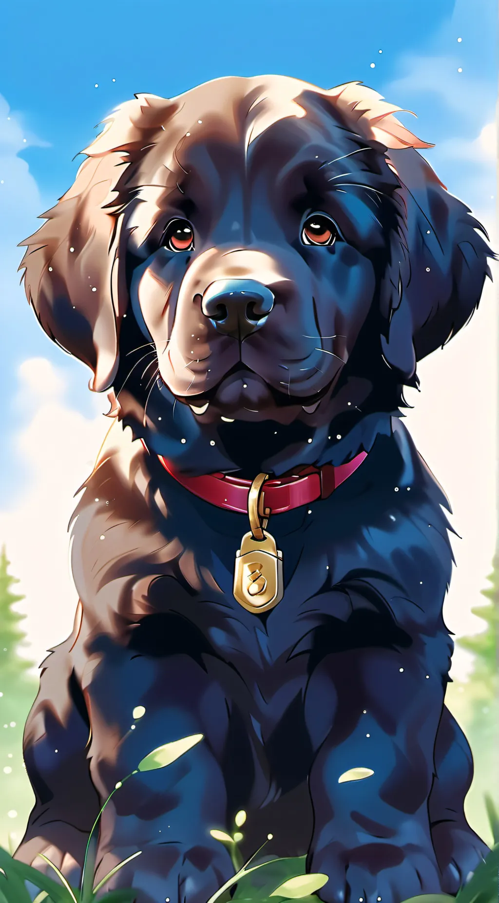 ai character: Bucky  background