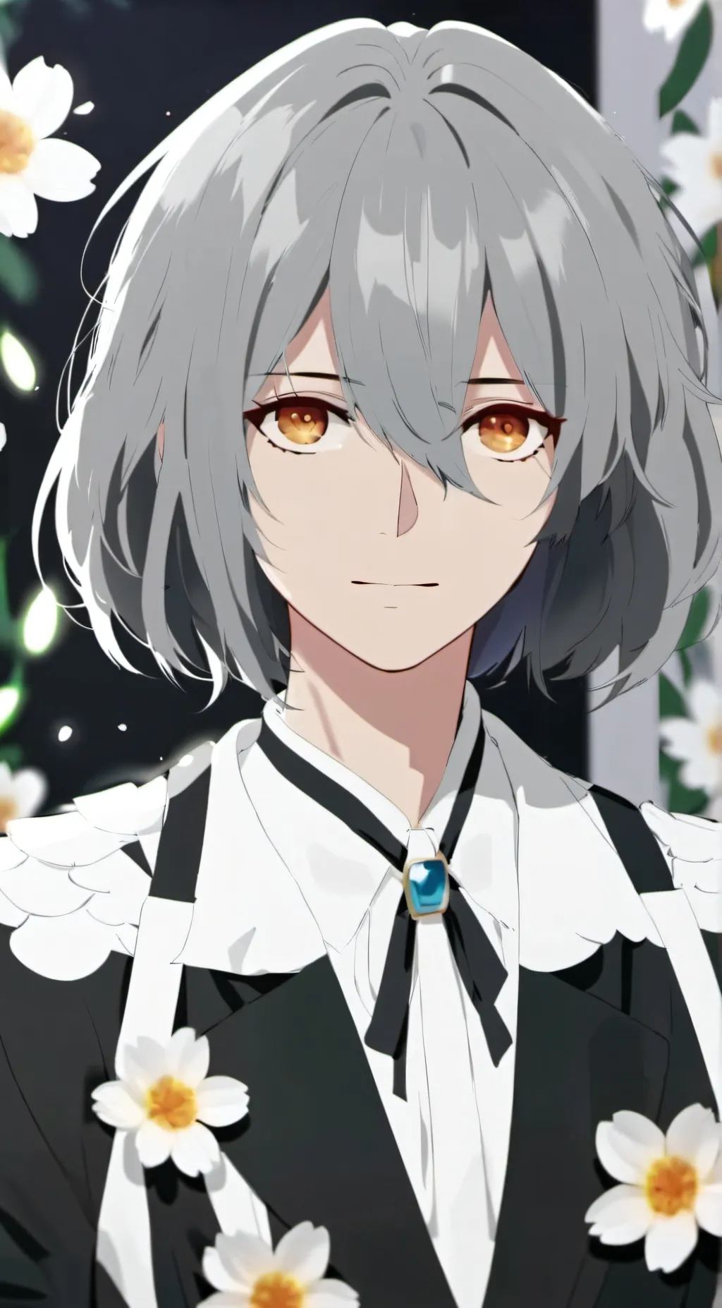 ai character: linal background