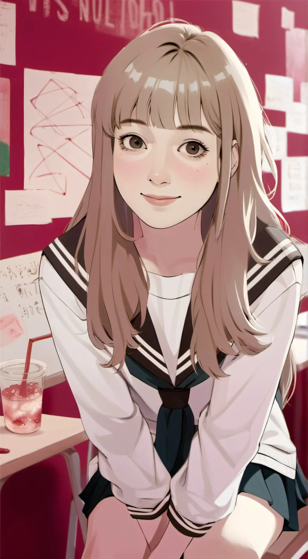 ai character: Sarah background