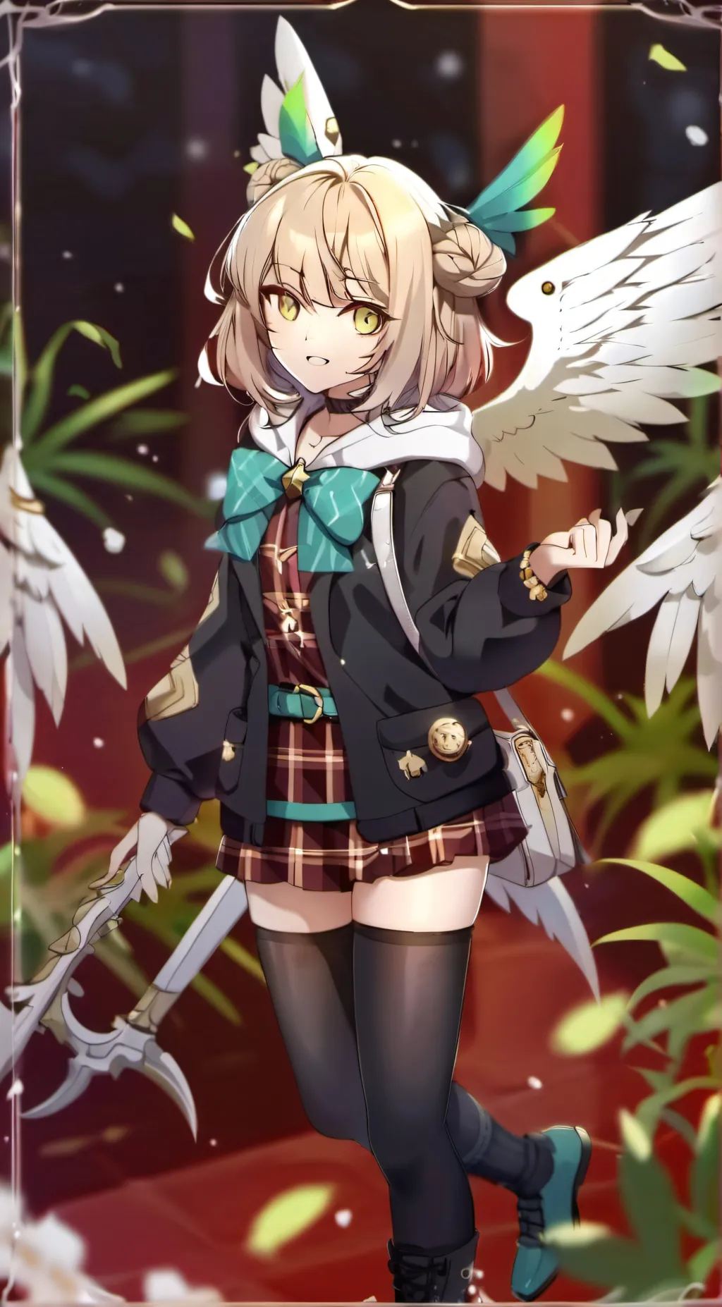 ai character: Luna background