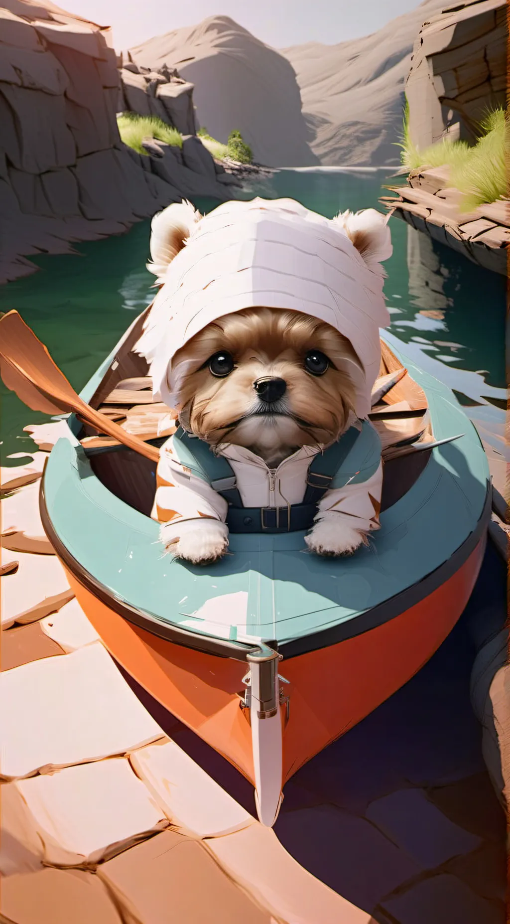 ai character: Tr chibi-chi background