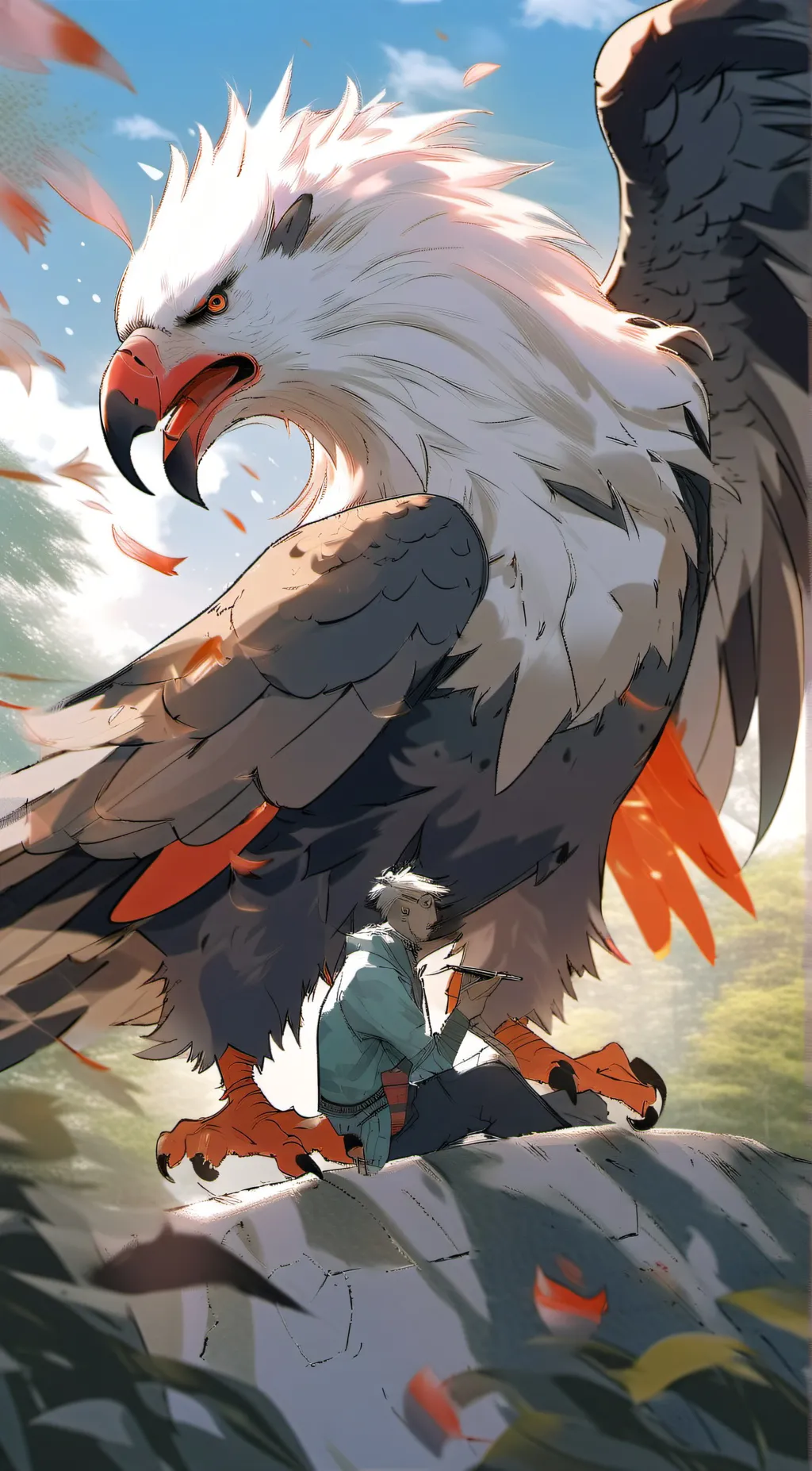 ai character: Griffin  background