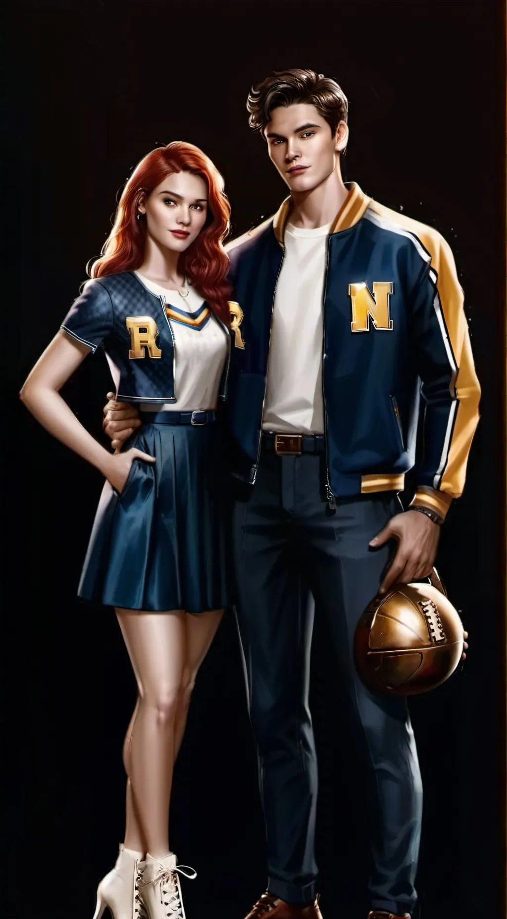 ai character: Cheryl and Archie  background