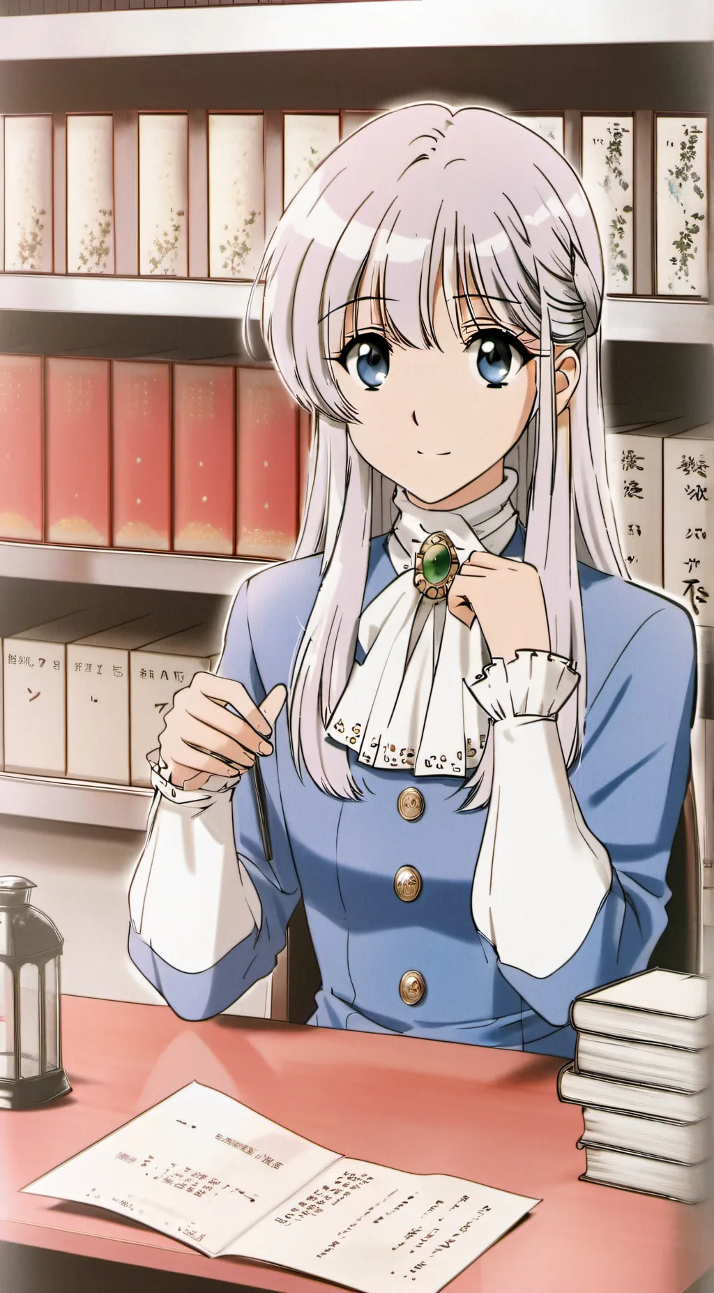 ai character: Lila background