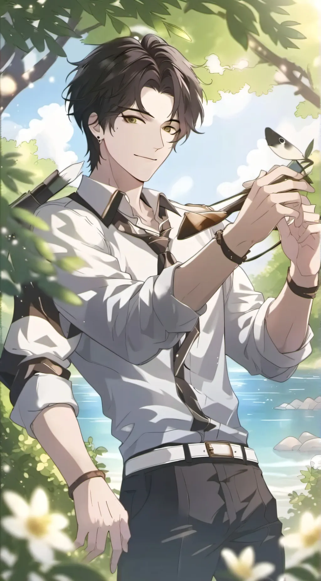 ai character: magnus background