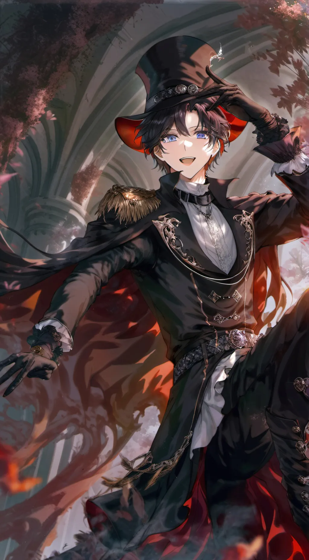 ai character: Theo background