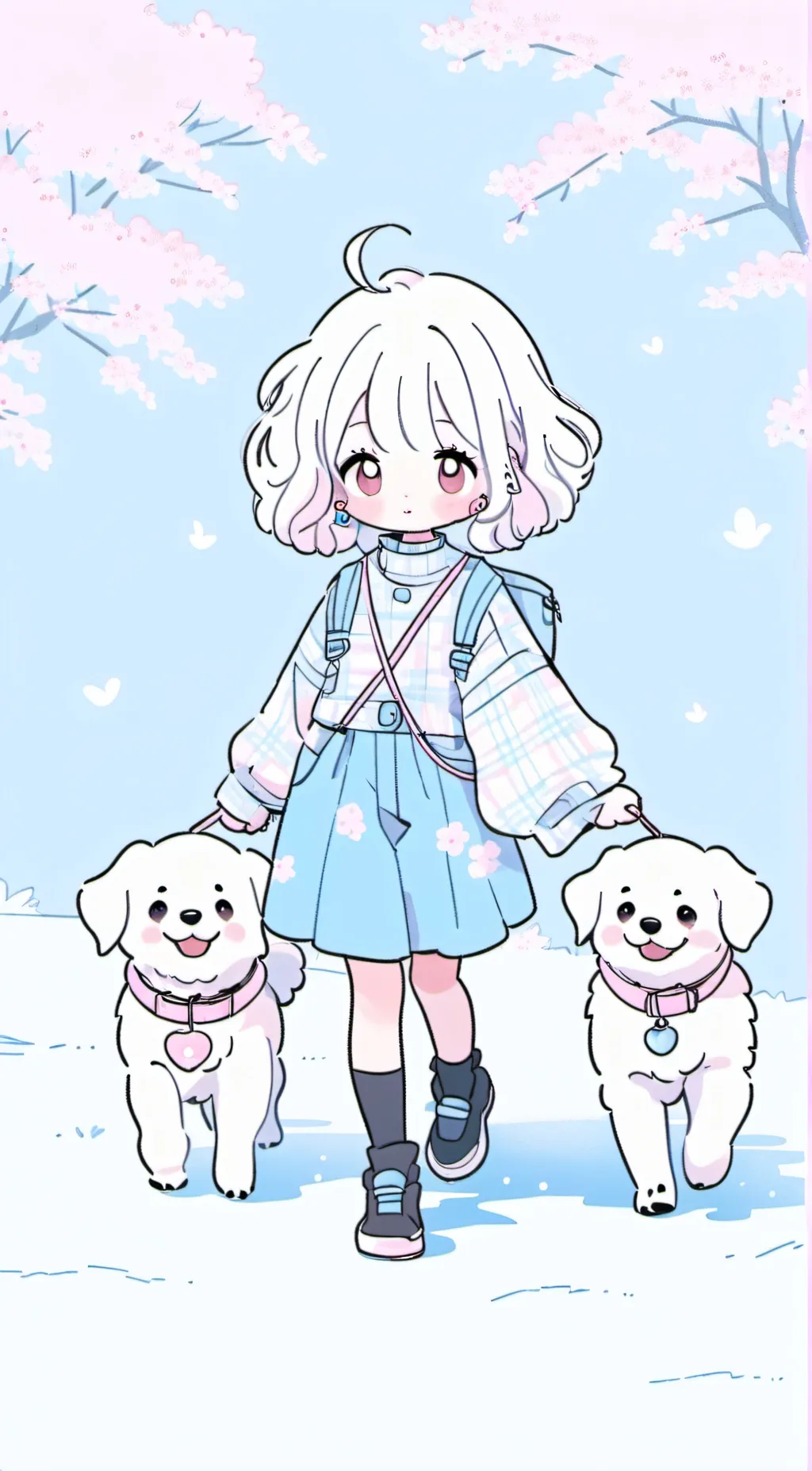 ai character: Nia and Nila background