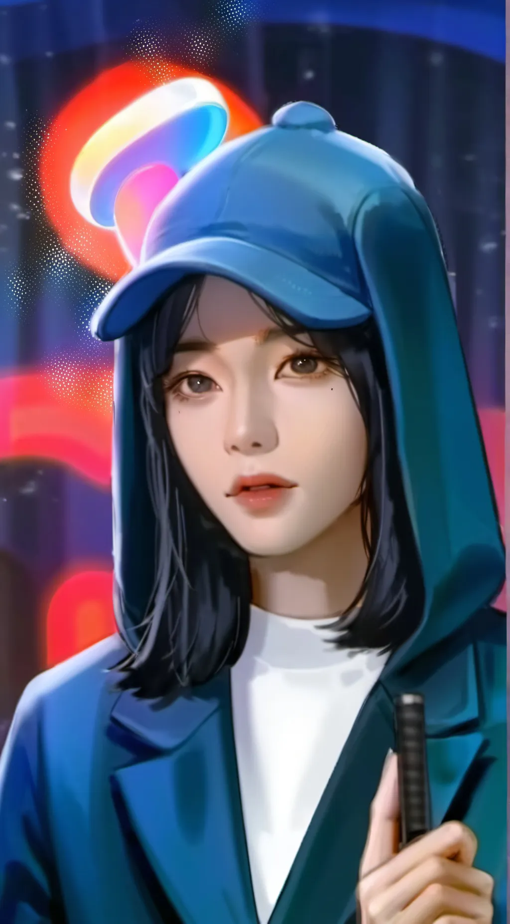ai character: Luna background