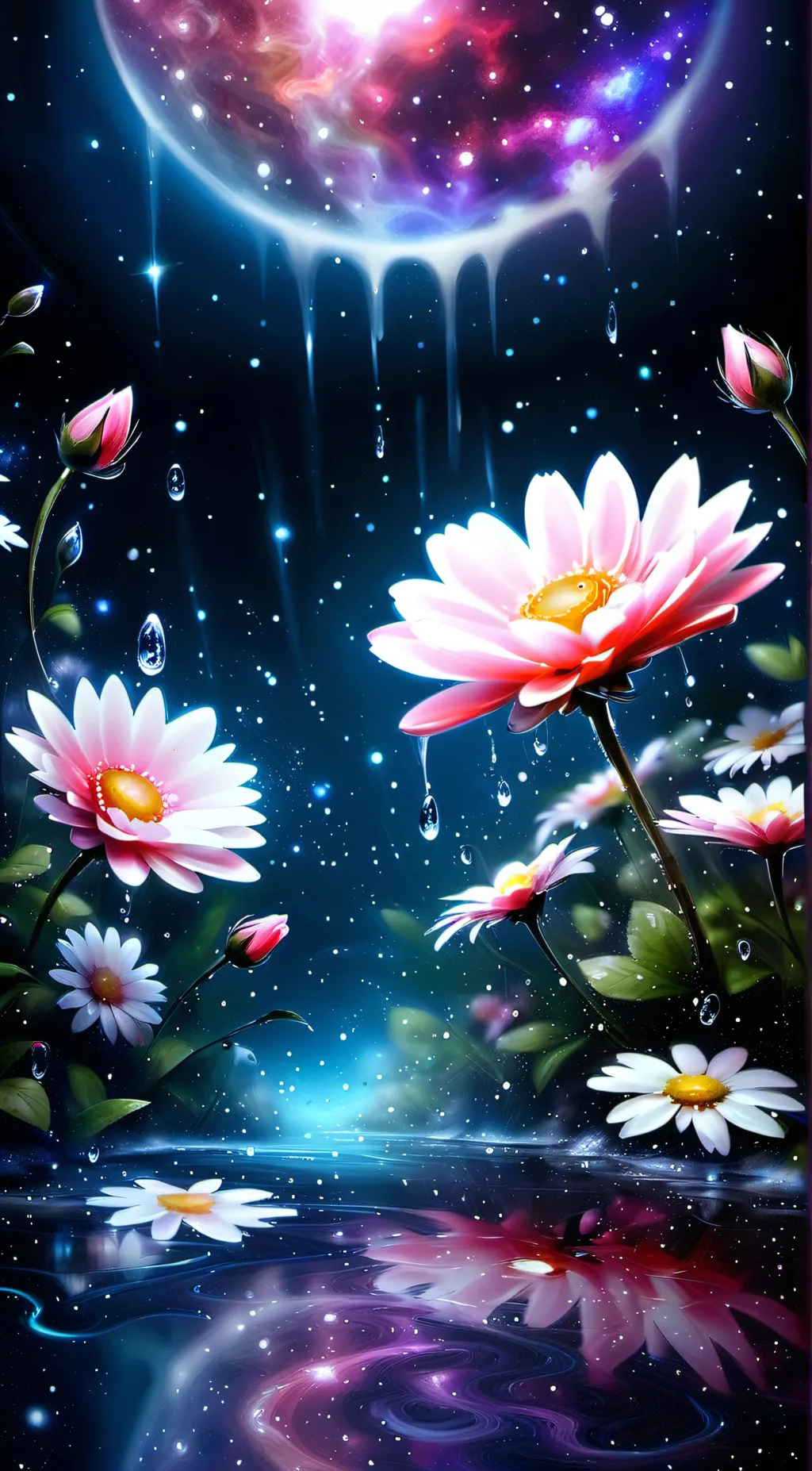 ai character: Rain background