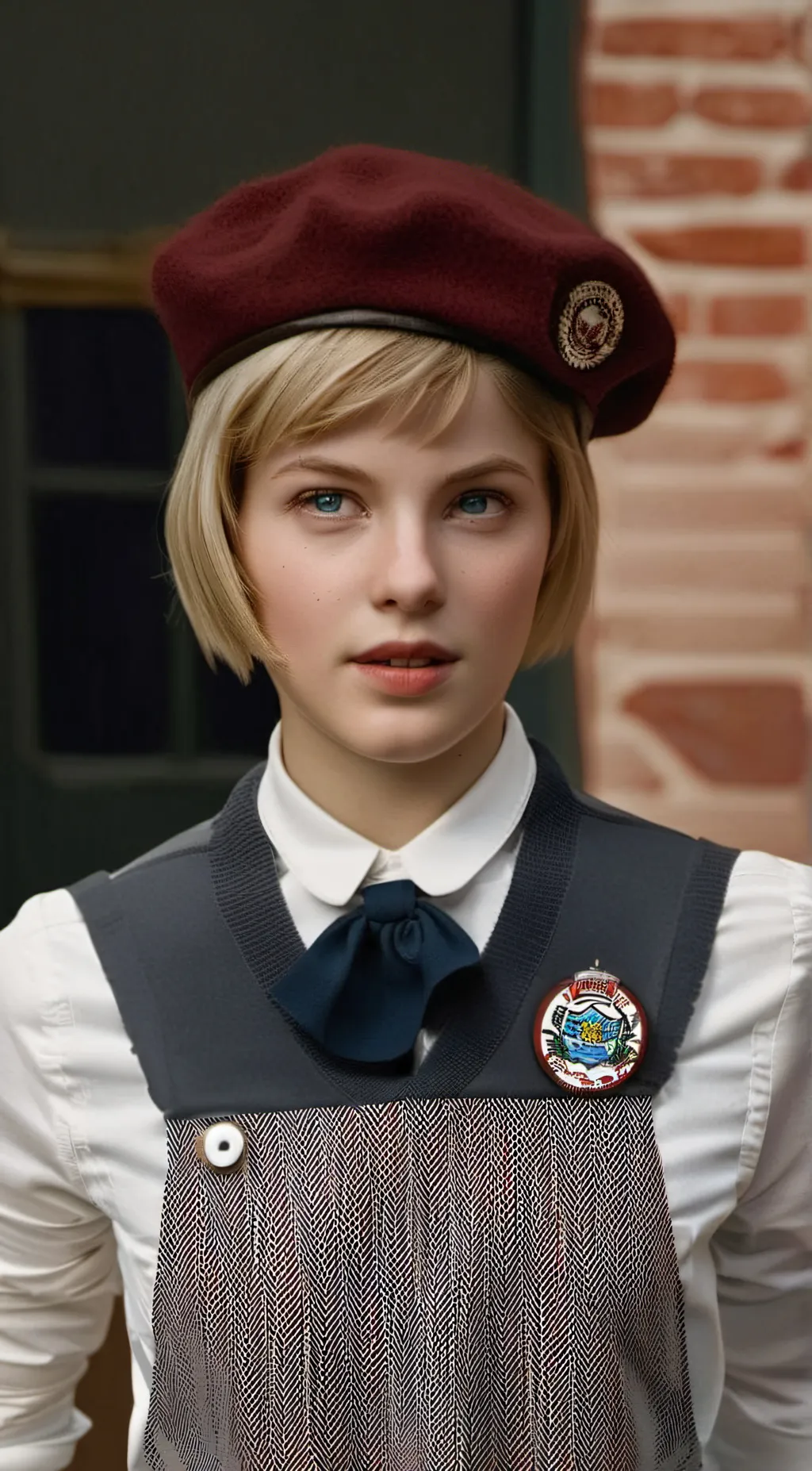 ai character: Red Barrett girl background