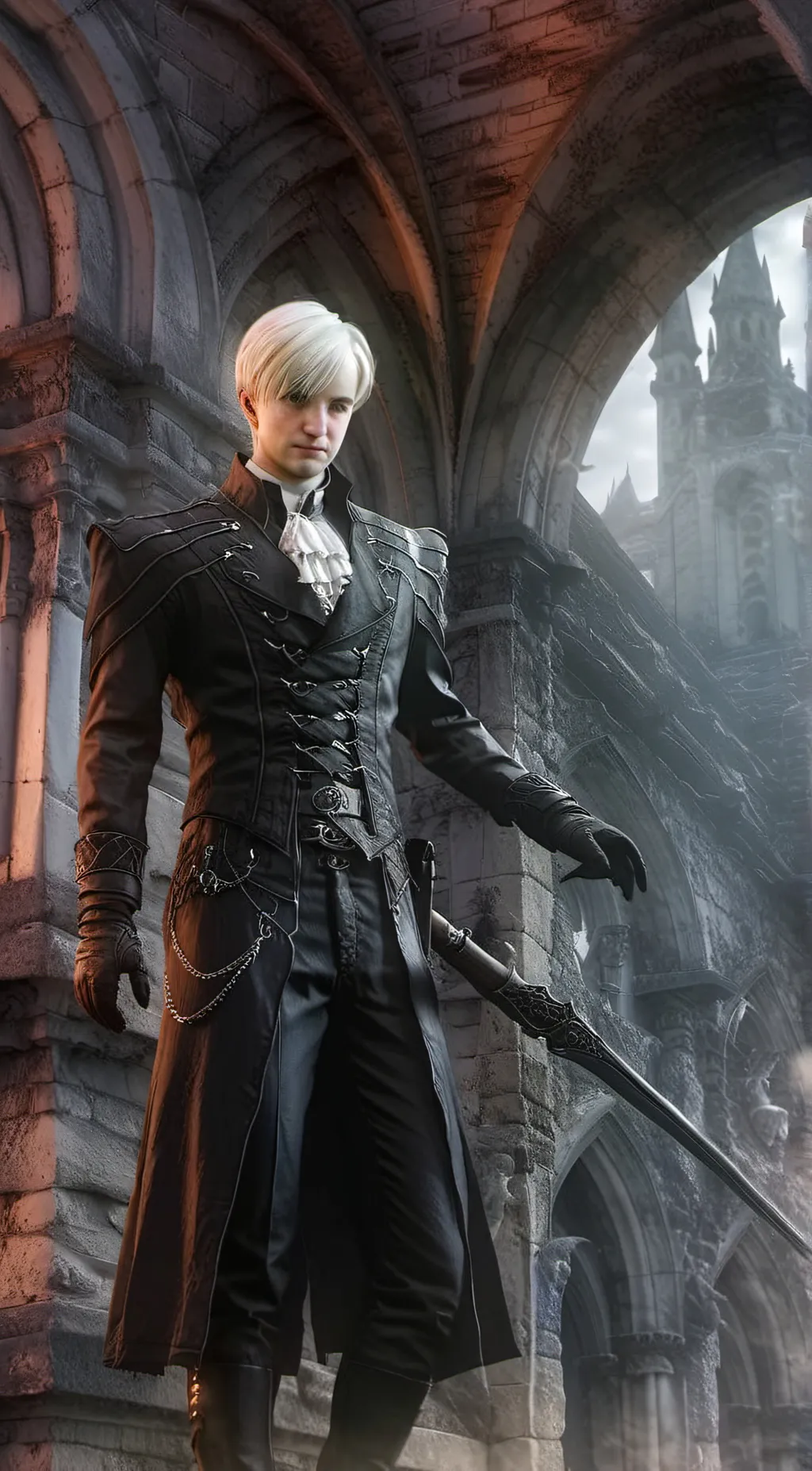ai character: draco malfoy background